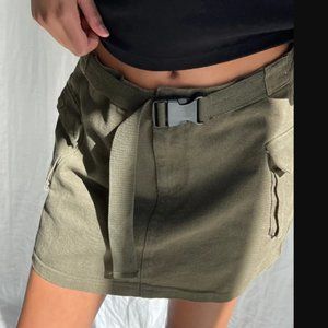 Oak & Fort Cargo Mini Skirt Size XS